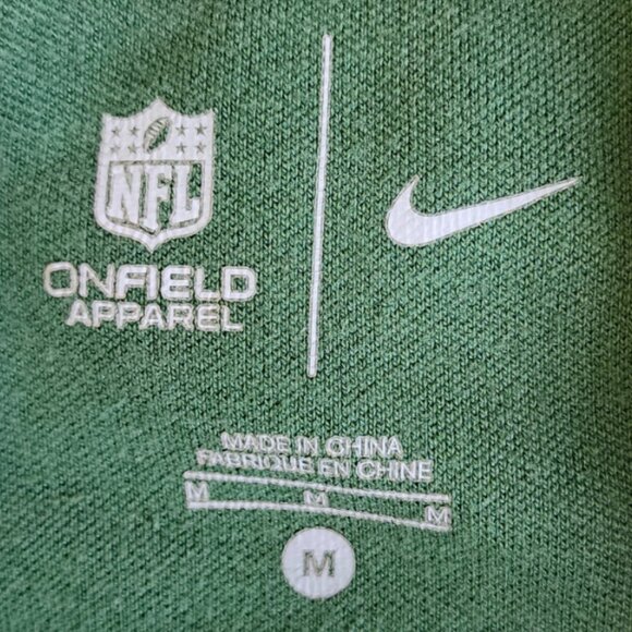 NIKE New York Jets NFL Full-Zip Track Jacket | Medium | Green On Field Apparel - Picture 8 of 9